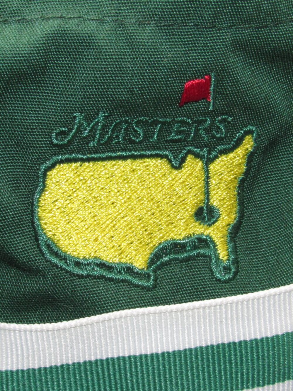 Masters Augusta National Golf Course Green & White Bucket Hat Size Medium EUC - Picture 2 of 7